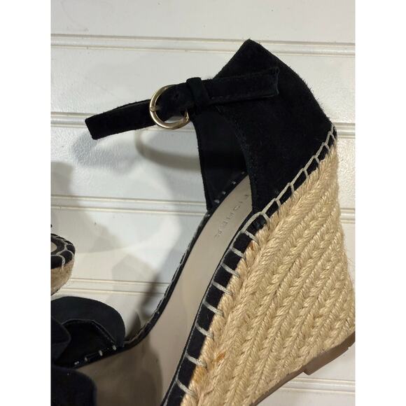 Marc Fisher Kickoff Espradrille Suede Sandal in Black Size 7 - Picture 6 of 6